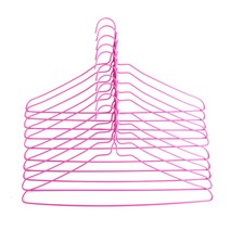 코디스 국내생산 칼라 세탁소 코팅옷걸이 50개, 세탁소(분홍)50개, 1set