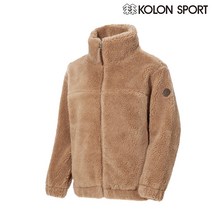 코오롱스포츠 [2021 F/W 가격인하] 여성 하이넥 변형 핏 플리스 재킷_ TVJFW21512CAM