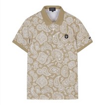 파리게이츠 파리게이츠반팔티 F 511A1TO002_BG 남성 페이즐리 반팔티셔츠