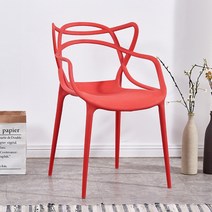 북유럽 카페의자 고양이 모양 플라스틱 의자, A