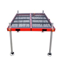 자립발판 발판좌대 발판 땅꽂이낚시발판 받침틀, 80X80 다리 1.1미터 길이