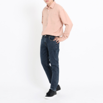 아이유즈 NOB NOB 남성 여성 링클프리 컬러 오버핏 긴팔 셔츠