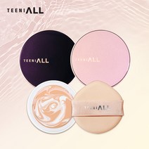 본사직영 / [견미리팩트] 티니올 디 오리지널 크리미 팩트 본품 1개 + 리필 1개, 퍼플, 1세트, 21호