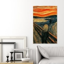 위wjr_명화그림 뭉크 대표작 캔버스액자 절규 인테리어 예쁜 예쁜벽걸이 업소 홈인테리어♥hspirit, ♥hspirit35x35cm