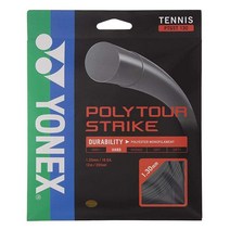 YONEX Poly Tour Strike 테니스 스트링 블랙
