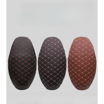 겨울철 오토바이 안장 시트 쿠션 커버 스쿠터 덮개, 모델, 블랙 언더본 가죽 시트 쿠션