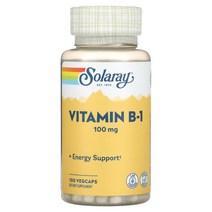 솔라레이 비타민B 1 100mg 베지 캡슐 100정