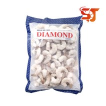 다이아몬드 생 칵테일새우 1kg (실중량 900g) 깐새우 탈각 손질 새우 감바스용, 1개, 900g 41/50 (소)