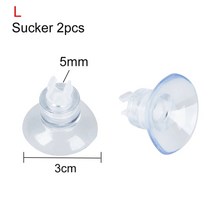 어항 이산화탄소 diy 수족관 co2 반응기 조절기 co2 시스템 키트 체크 밸브 탱크, 내가 빨판 2pcs