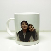 주문제작 포토머그컵 단품 소량 굿즈 답례품 커플 효도선물 기업선물, 뚜껑없음