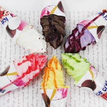 모노플라워 6가지 아이스크림 모형 1p 인테리어 소품 디저트 모형 여름소품, 핑크