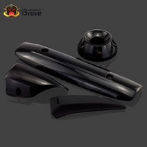 [해외]4 가지 유형 오토바이 배기 파이프 커버 카울 XP500 TMAX 500 530 SXDX 2011 2012 2013 2014 2015 2016 TMAX500 T-MAX, 한세트