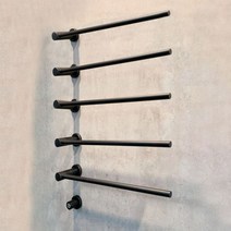 수건건조기 화장실 난방 수건 34 스테인레스 스틸 전기 수건 랙 C 일정 온도 가열 건조 수건 바 22V 1111cm, Matte Black 5 poles+220V, Matte Black 5 poles