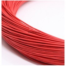 1M UL1015 24/22/20/18/16/14/12/10/8 AWG 600V PVC 주석 도금 구리 연선 케이블 검정/빨강/주황색/노랑/, 04 빨간_02 22AWG
