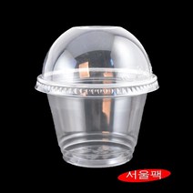 92파이 8온스 과일컵 과일컵용기 1회용델리컵 1회용델리용기 8oz투명컵 일회용과일컵 돔무타공뚜껑 투명PET컵 1000세트