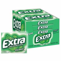 EXTRA 엑스트라 스피어민트 무설탕 미국 껌 (20팩)