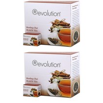 레볼루션 봄베이 차이 블랙티 30티백 2팩 Revolution Tea