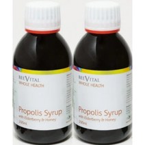 BeeVital Propolis Syrup with Elderberry Honey 비바이탈 고흡수 혼합 프로폴리스 꿀 엘더베리 시럽 200ml 2병, x, 1개
