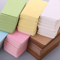 다용도 고급 예쁜 컬러 무지 단색 솔리드 켄트지 사각 종이 미니 메시지 메모 단어 공부 학습 카드 다꾸 메모지 명함지 녹색 그린 100p, 블랙