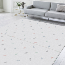 신생아거실매트 국민유아매트 친환경아기매트 1+1, 베이지 1+1