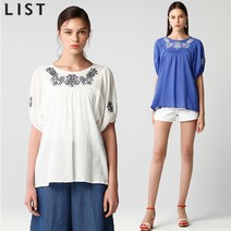 [리스트] 플로렌스제인 아일렛 자수펀치 블라우스