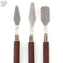 페인팅 나이프 유화 아크릴 과슈 젯소 1P, 슬림 대