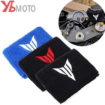 for yamaha tracer9gt tracer9gt mt09 2021 mt07 액세서리 브레이크 액 리저버 커버 오일 컵 양말 면 자수 로고 mt, 블랙 2 조각