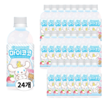 산리오 마이코코 음료 시나모롤 마이멜로디 쿠로미 포차코 폼폼푸린 헬로키티, 24개, 340ml, 시나모롤(리치맛)