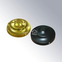 마무리캡(팬스 시공 목조주택 원형 )황동색, 본상품선택