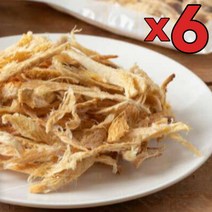 6개 묶음 구운 황태채 500g 황태 북어 황태포 북어채 명태채 손질황태채