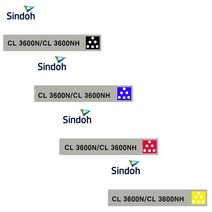 신도리코 P200dn 정품인증토너 4색1세트(검정 빨강 파랑 노랑), 1개, 검정+칼라