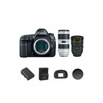 캐논 EOS 5D 표시 IV DSLR with 24-70mm f/2.8L II + 70-200mm IS III