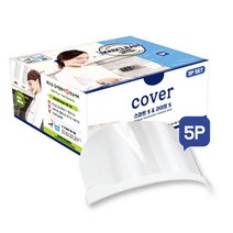 마스크린 심플라이트 S 리필5P 투명 위생마스크, 1개, 1개