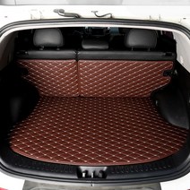 쉐보레 차종별 볼륨쿠션 차박매트 트렁크매트+등받이세트, 블랙, 스파크 더뉴스파크