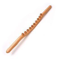 괄사마사지기 나무 셀룰라이트 복부 근막 승모근 천연 슬리밍 마사지기 분해 페이스 지방, 60 cm