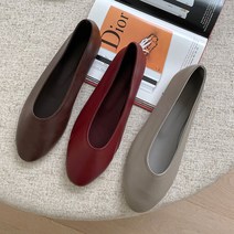 양가죽 베이직 여성 로우 플랫 구두 1cm 11color