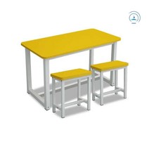 미술학원 책상 놀이 드로잉 다인용 공부방 미술실, 길이 120 폭 40 높이 74cm