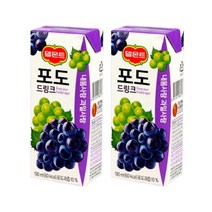 델몬트 드링크 포도 190ml x 48팩 과일주스 과일 음료수, 상세페이지 참조