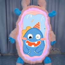 곰돌이 전신거울 곰모양 베어브릭거울 인터넷 연예인 행복한 토끼 마술 거울 바닥 전신 맞춤, 7. Little Monster의 맞춤형 버전 - 기타