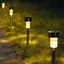 태양광 센서등 조명등 태양광 옥외 LED 조명 정원 산책로 야드 안뜰에 사용 따뜻한 백색 또는 다양한, 02 Multiple