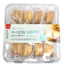 SAMLIP 삼립 미니생크림보름달 45g, 12개