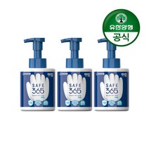 유한양행 해피홈 SAFE365 핸드워시 용기형 무향, 350ml, 3개