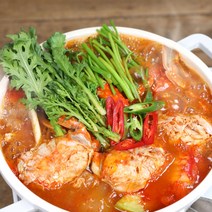 셰프애찬 연안 꽃게탕 얼큰한 국물 달콤한 꽃게살, 꽃게탕 900g/1팩, 900g