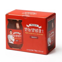 백종원 만능양념장 (매콤한맛) 소스 500g x 2개 코스트코, 단품