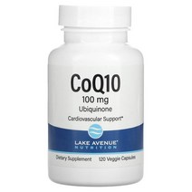 레이크에비뉴뉴트리션 코큐텐 USP 100mg 120베지캡슐