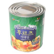 과일 열대과일 3.062kg 빙수 이츠웰 과일화채 후르츠칵테일 탕수육소스 과일 만들기 칵테일 통조림 팥빙수, 단품, 단품