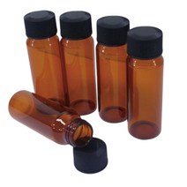 과학수업용 용액소분 45ml 갈색 유리병 5개 샘플 보관용기 실험실 학습교구 오일