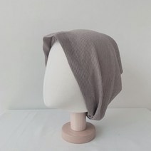 얇은 무지 여성 중년 비니 두건 항암 모자 봄 여름 간절기 쇼핑몰