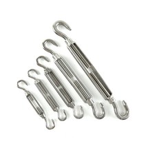 스텐 양쪽 고리 버클 M4/M5/M6/M9/M10 1P 타프 줄 팽팽 지주 더블 와이어 케이블 볼트 고리 회전 걸이 로프 턴 고정 차광막, E_M10, 1개