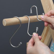구디푸디 S고리 다용도걸이 주방걸이 후크 행거 10P, 1개, 소형 10P